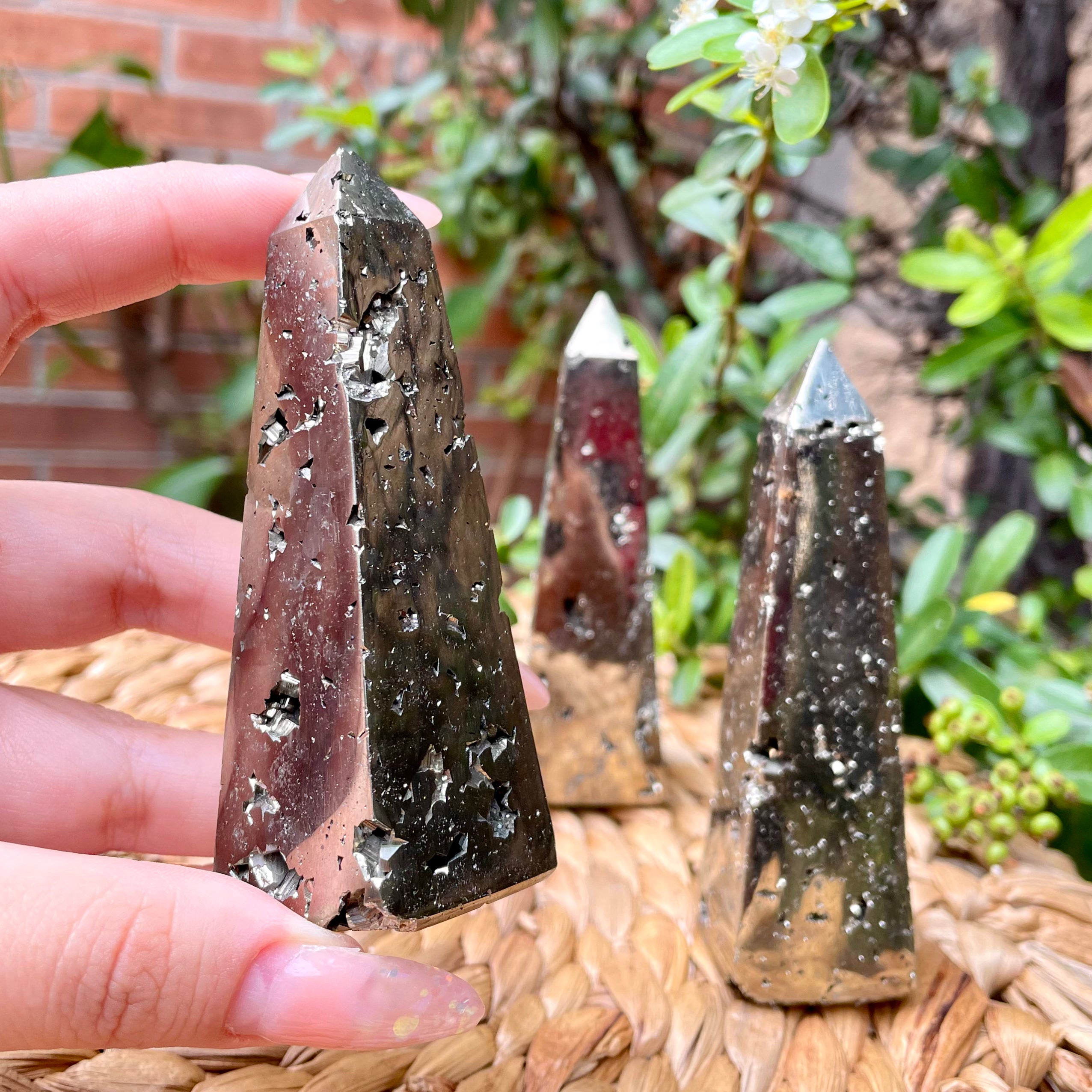 Torres de pirita peruana