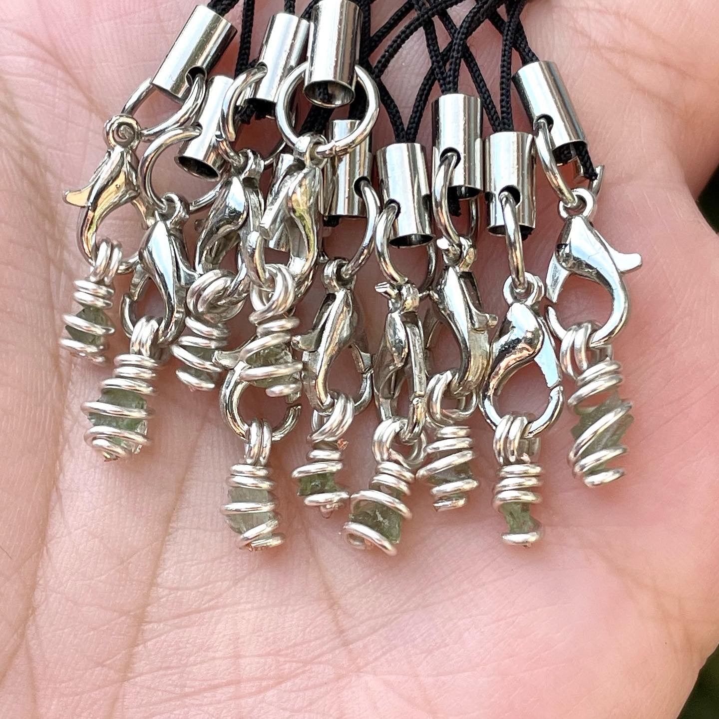 Micro charm de moldavita