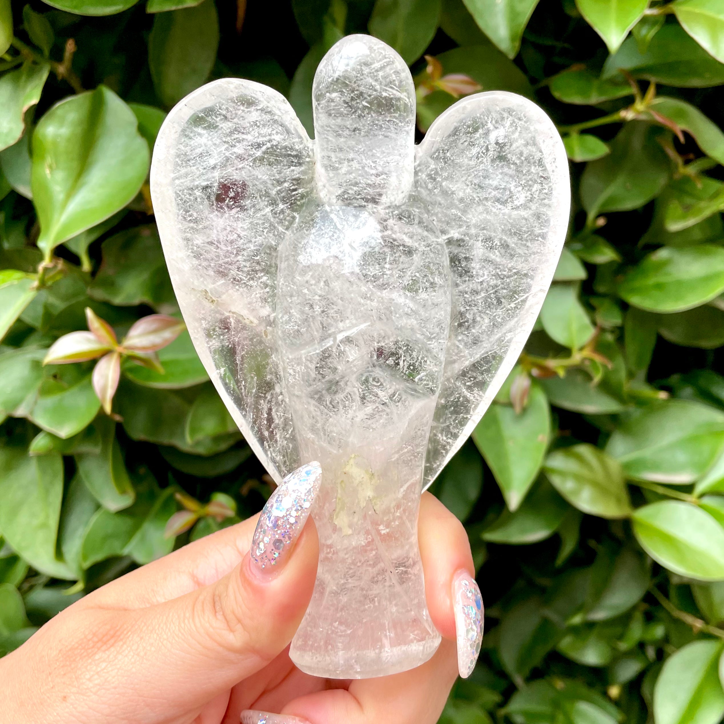 Ángeles de cuarzo blanco