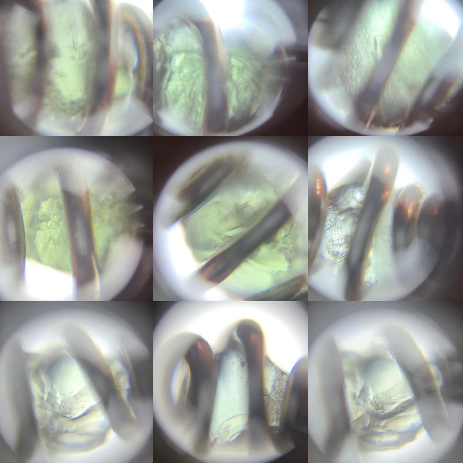 Micro charm de moldavita