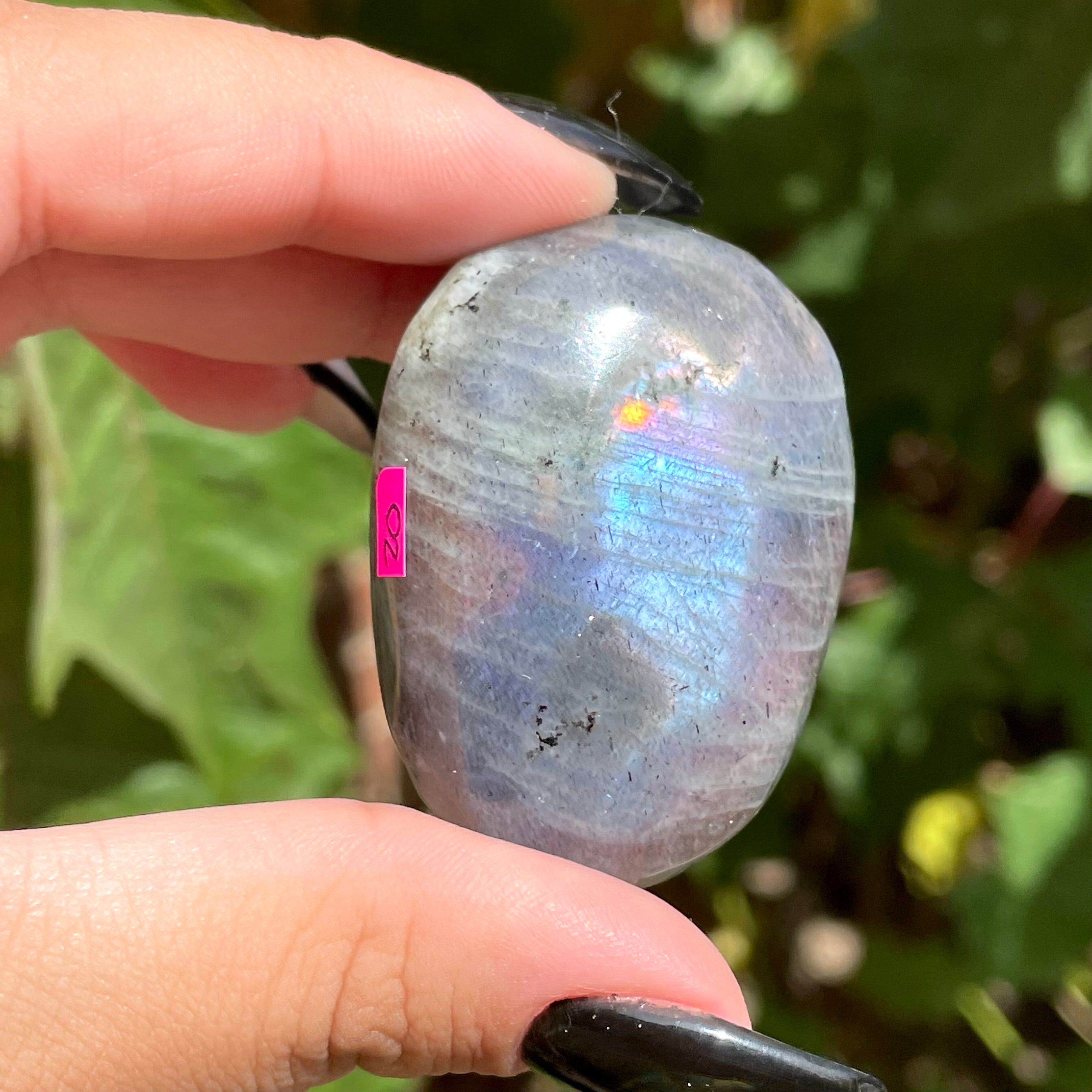 Palms de labradorita arcoíris