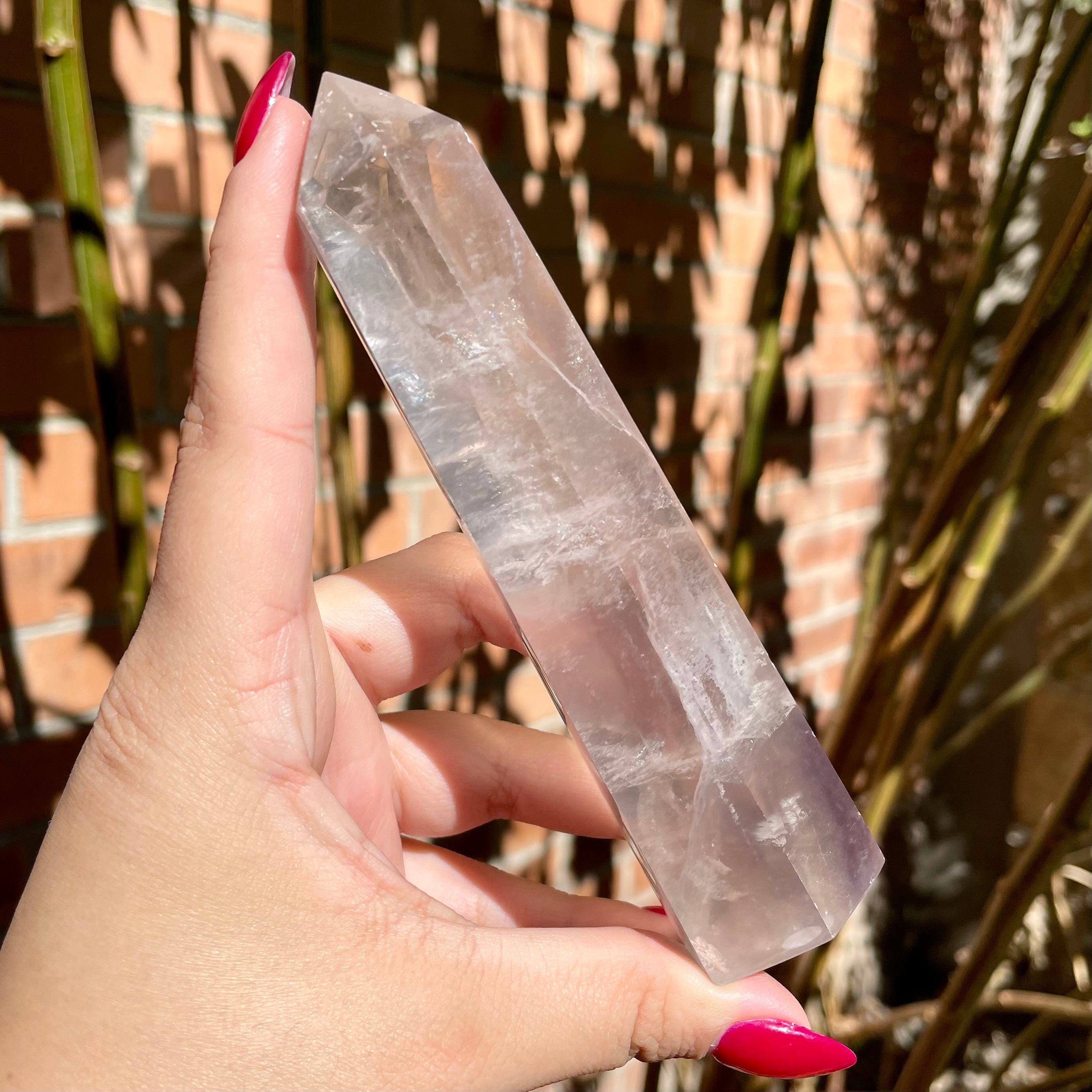 Torres de fluorita lavanda