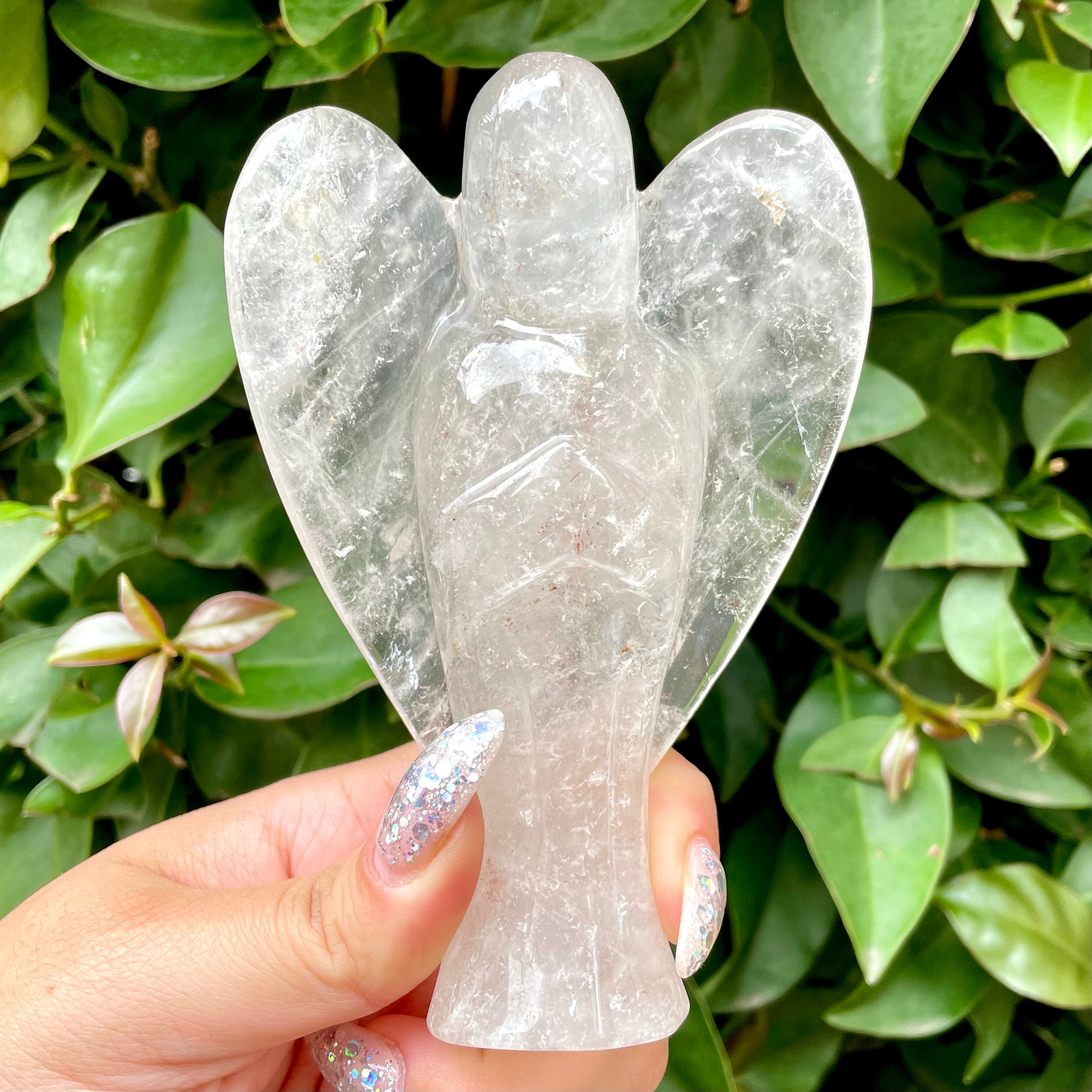 Ángeles de cuarzo blanco